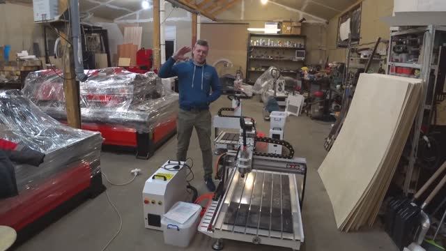 ЧПУ фрезерный станок, 600х1200мм поле. ЧПУ24