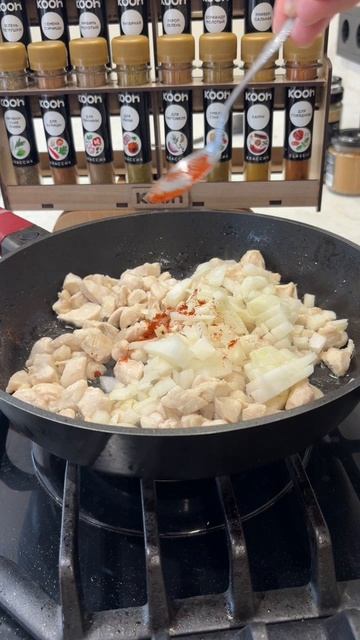 Сливочная паста с курицей