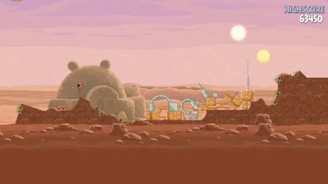 Angry Birds Star Wars - Tatooine - level 1-4 Walkthrough
