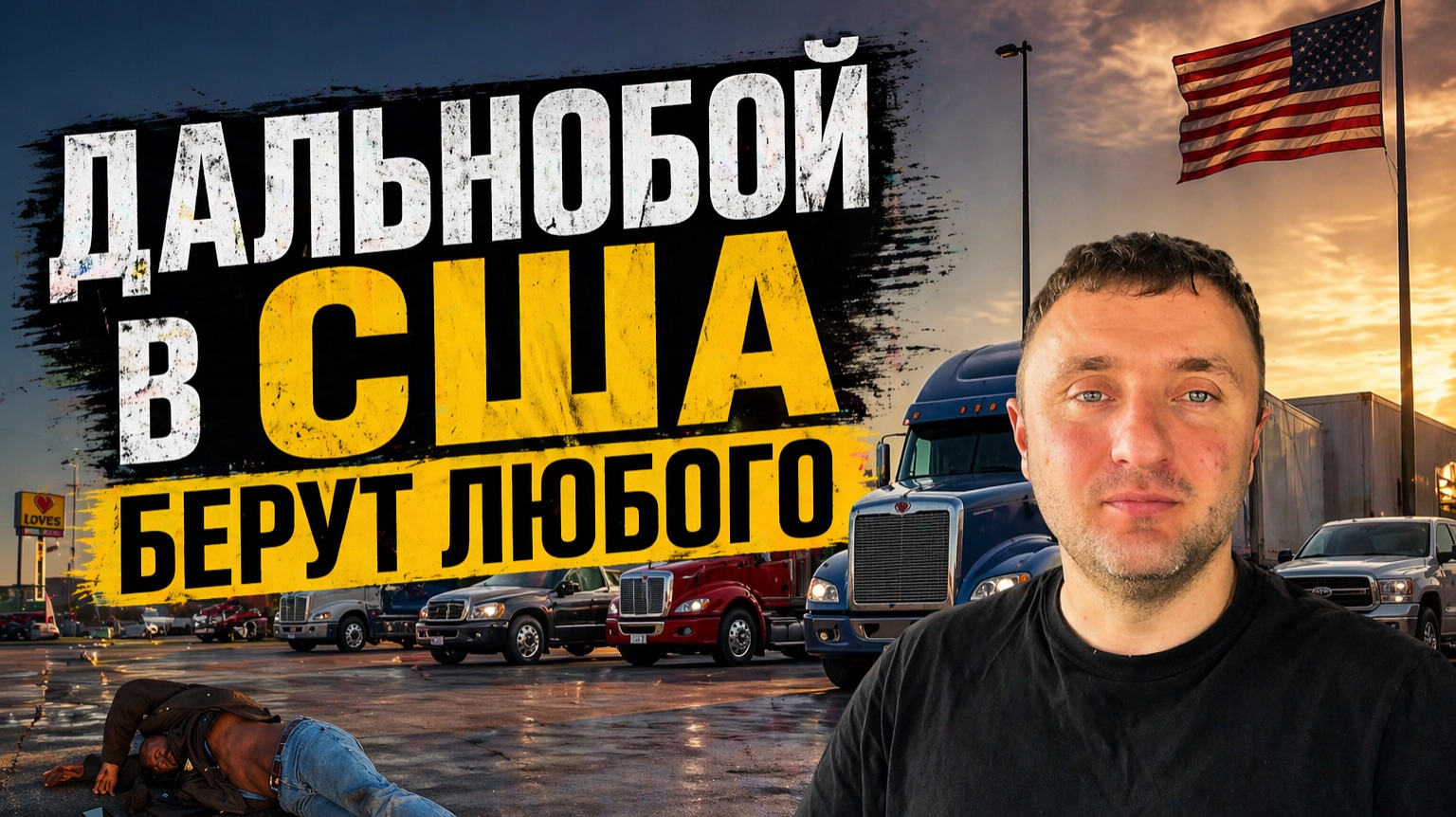 В США в дальнобой берут любого? Чем закончился странный случай на разгрузке авто