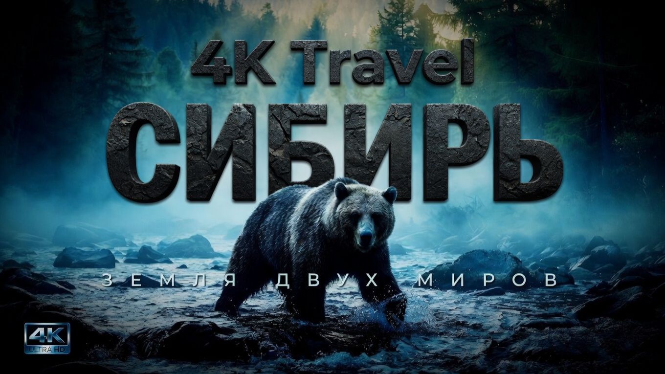 СИБИРЬ 4K | Земля двух миров. Жизнь в вечной мерзлоте | Документальный фильм. Дикая природа.