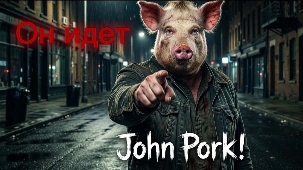 John Pork человек свинья пришел за нами (фильм ужасов)