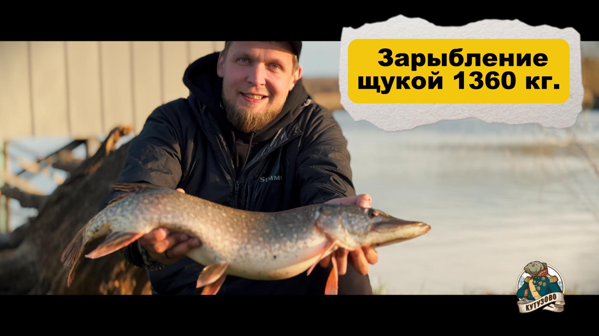 Зарыбление 1360 кг щуки в вип зону