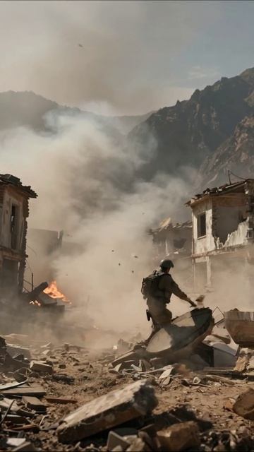 Пепел разрушенного мира: неопределенное будущее #война #разрушения #безнадежность