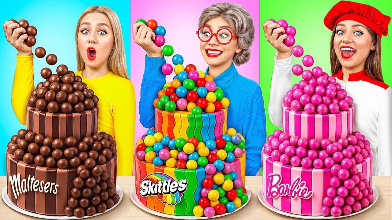 Кулинарный Челлендж# Я против Бабушки # Смешные Кулинарные Войны от Candy DO