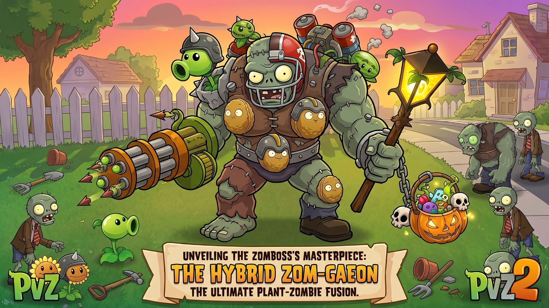 PVZ Fusion FULL MOD 3.5 Зомби против растений Plants vs. Zombies Битва прохождение