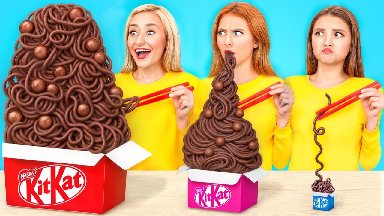 Большая, Средняя или Маленькая Тарелка Челлендж # Удивительные Кулинарные Лайфхаки от Candy DO