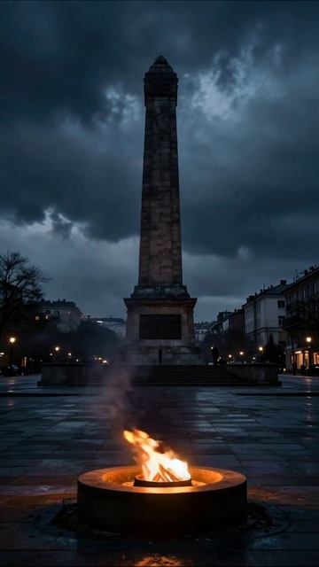 Огни надежды в мраке безысходности #печаль #разрушение #память