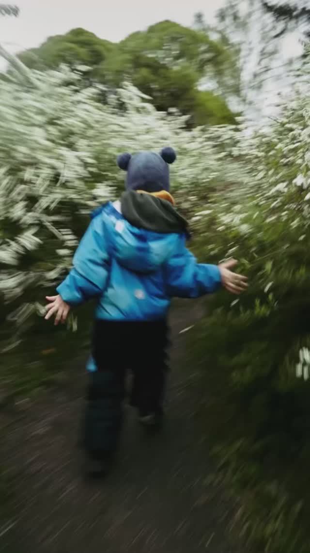 Идея для детской фотосессии в кустах