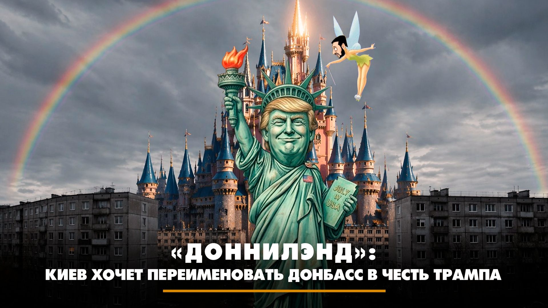 «Доннилэнд»: Киев хочет переименовать Донбасс в честь Трампа | ЧТО БУДЕТ | 22.04.2026