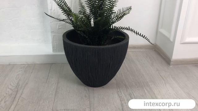 Декоративное кашпо ДРОТЭ АНТРАЦИТ, 40х31 см, Y54199040