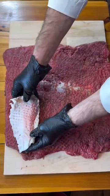 Шашлык с говядиной и салом 🍖