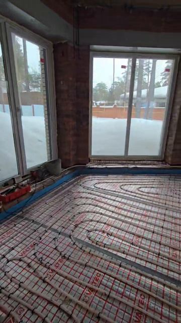 Монтаж отопления в частном доме в пос. Кудряши