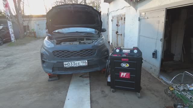 Kia Sportage 4(QL-B) 2.0/2.4 MPI 4WD полная аппаратная замена масла в АКПП с присадкой ArmActiv