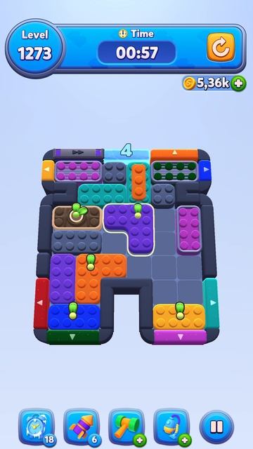 Color Block Jam 1272 Уровень