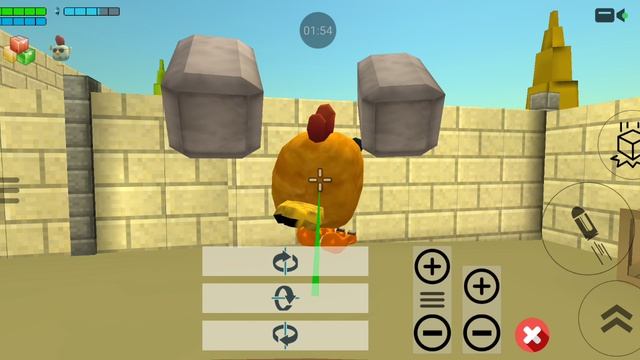 Я против маленьких монстров в chicken gun