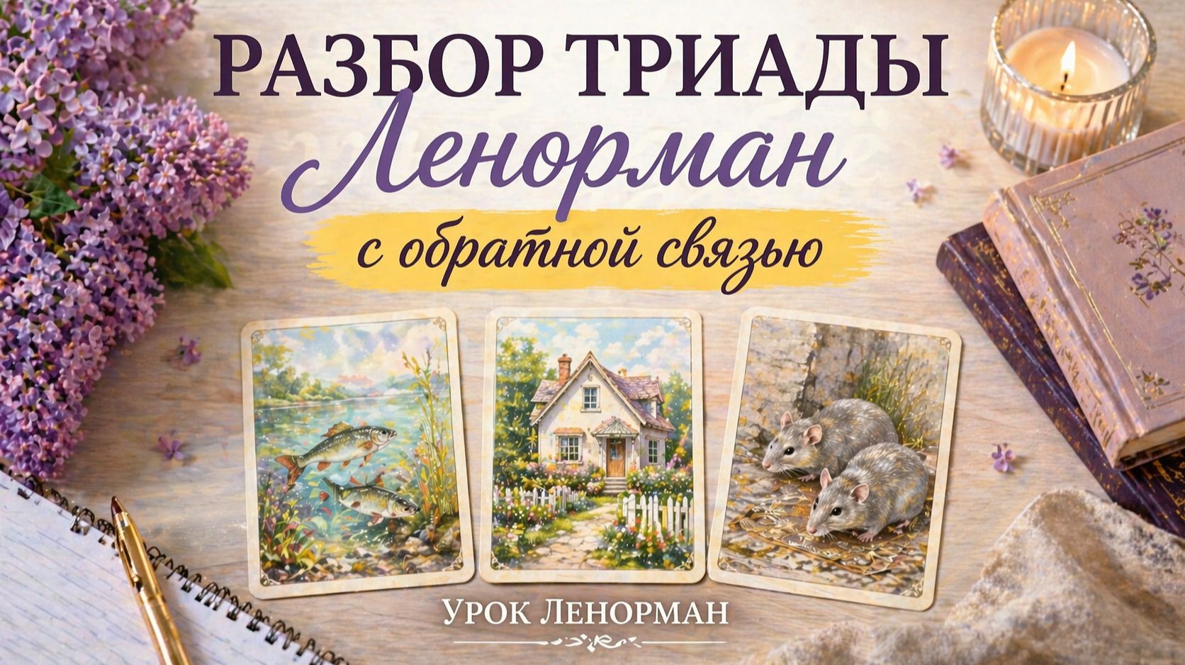 👁РАЗБОР ТРИАДЫ ЛЕНОРМАН. Нюансы трактовки.