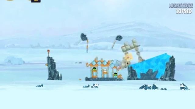 Angry Birds Star Wars - Hoth - level 3-15 Walkthrough