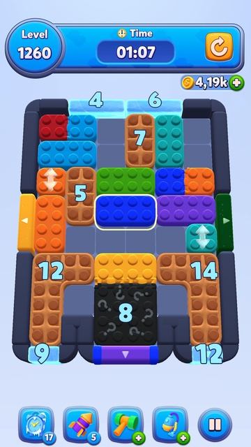 Color Block Jam 1260 Уровень