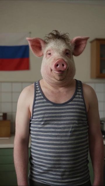Когда свинья становится человеком: забавные моменты #юмор #анимация #праздник