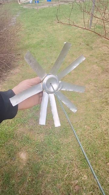 Самоделка садовый Ветряк своими руками #diy #полезныесоветы #хитрости #врек #shorts