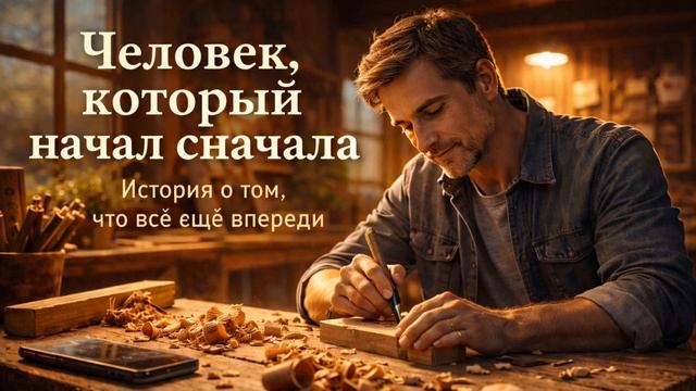 Человек, который начал сначала 🌿 История о том, что никогда не поздно | Аудиорассказ