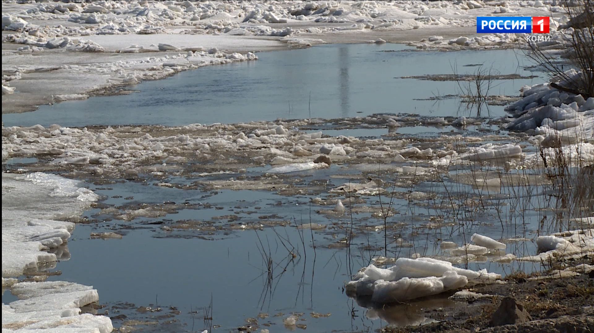 На реках Коми вода поднимается от 2 до 20 сантиметров в сутки