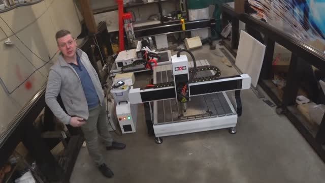 ЧПУ фрезерный станок, 900х1500мм поле. ЧПУ24