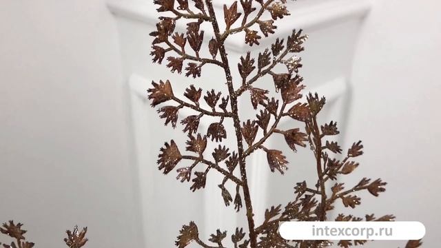 Декоративная ветка ПАПОРОТНИК - МЕДНЫЕ ЛАДОШКИ, 72 см, 220685