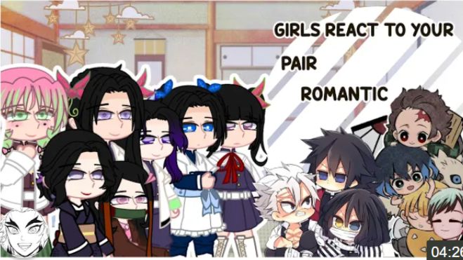 💗Girls React To Their Romantic Partners💗, • Demon Slayer •, Gacha Club 🇧🇷🇺🇸