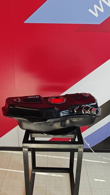 Топливный бак Фиат Альбеа круглый фланец усиленный пластик Bolt-on