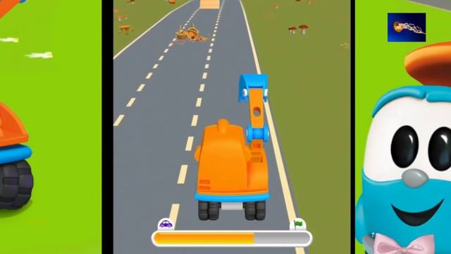 Грузовичок Лёва .  Мультики для детей про машинки . Дорожные приключения .