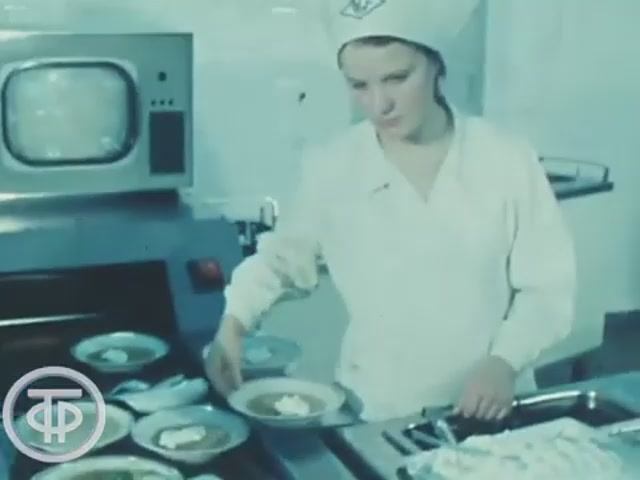Рабочая столовая ВЭФа. Время. Эфир 08.12.1976