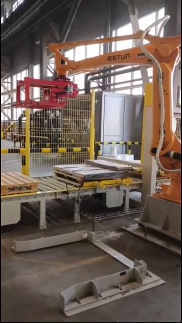 Роботизированное паллетирование черепицы