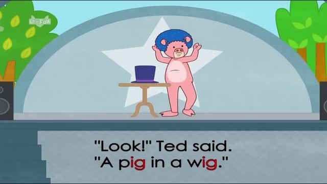 Word Families Episode 13 -- Pig in a Wig (-ig) CVC words