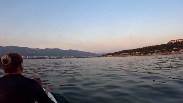 заплыв в Голубою Бездну.