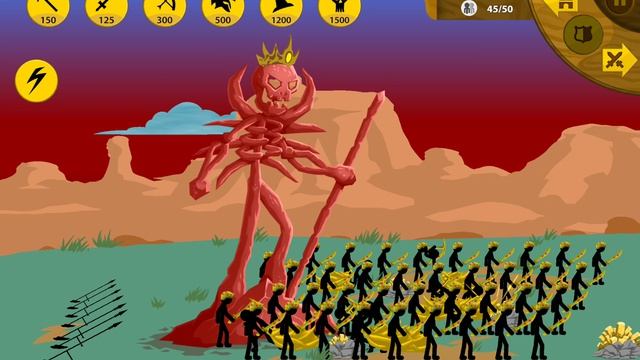 Stick War Legacy, миссия 330 (insane, безумная сложность, без скинов, без баффов)