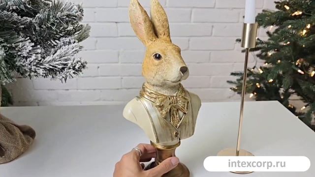 Декоративная статуэтка МИСТЕР КРОЛИК, полистоун, 31 см, MC37050