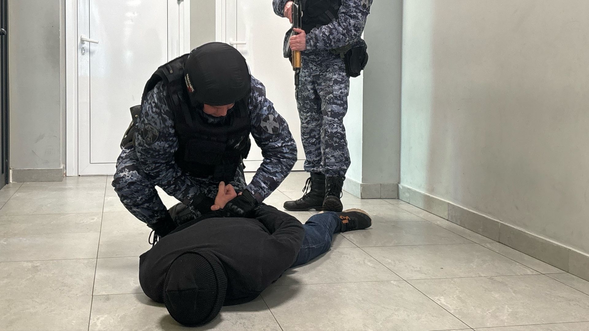 В Ашукинском образовательном комплексе прошли антитеррористические учения