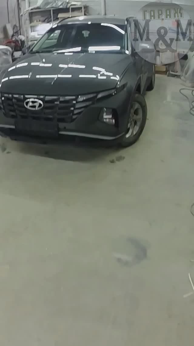 Hyundai Tucson 4 поколение снятие переднего бампера