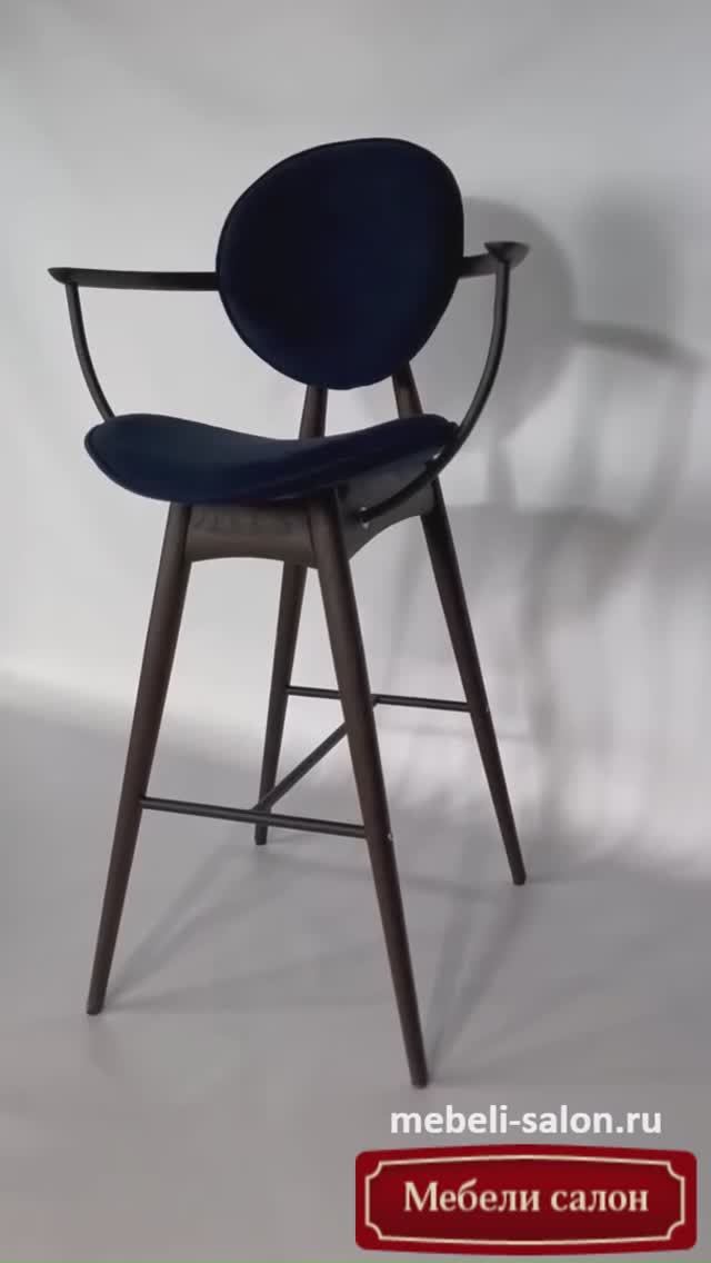 Стул барный из массива дуба 