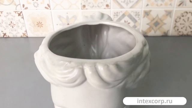 Декоративное кашпо ДАФНА, керамика, 18х16 см, 521469-2