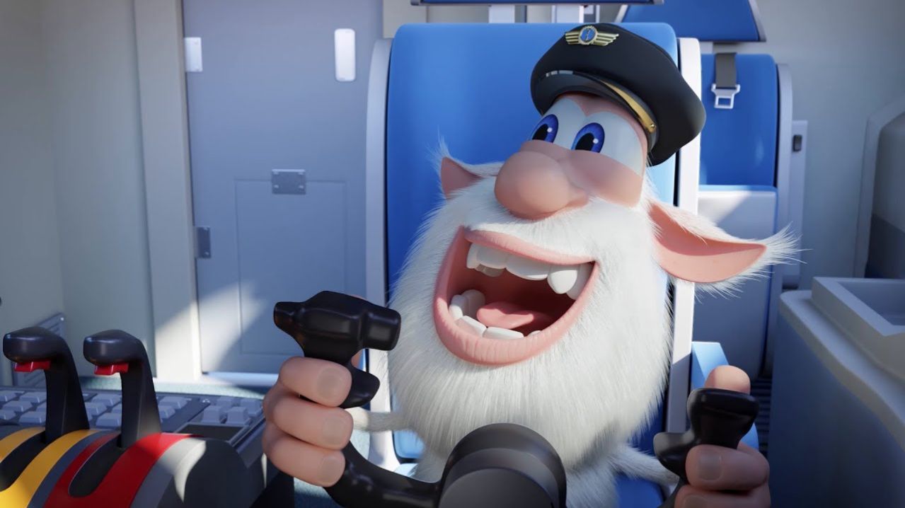 Буба - Серия 29 - Буба в самолёте - Весёлые мультики для детей - Буба