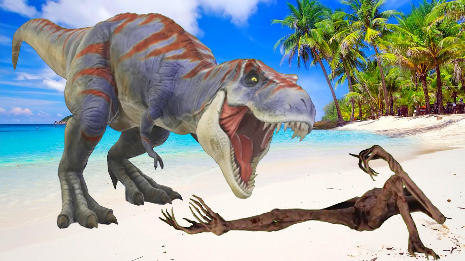 СИРЕНОГОЛОВЫЕ И КАРТУН КЭТ В РЕАЛЬНОЙ ЖИЗНИ / Сиреноголовый против ДИНОЗАВРА