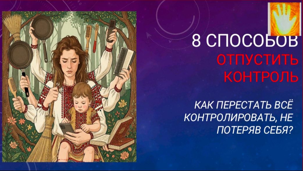 8 способов ОТПУСТИТЬ КОНТРОЛЬ. Как перестать контролировать и начать жить в моменте. Помощи