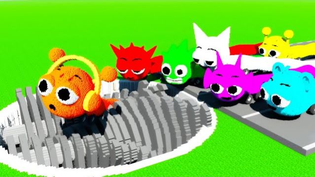 СПРУНКИ ЧЕРВИ ПРОТИВ ГИГАНТСКОГО ШРЕДЕРА КТО КРУЧЕ?!