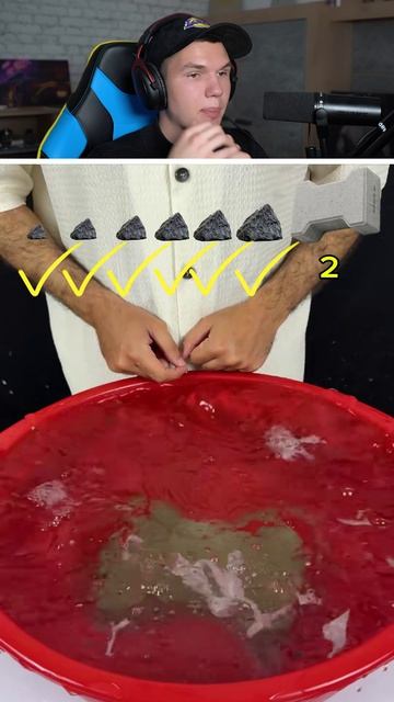 Сколько САЛФЕТОК Нужно Чтобы Выдержать 🤯 #shorts #шортс #челлендж