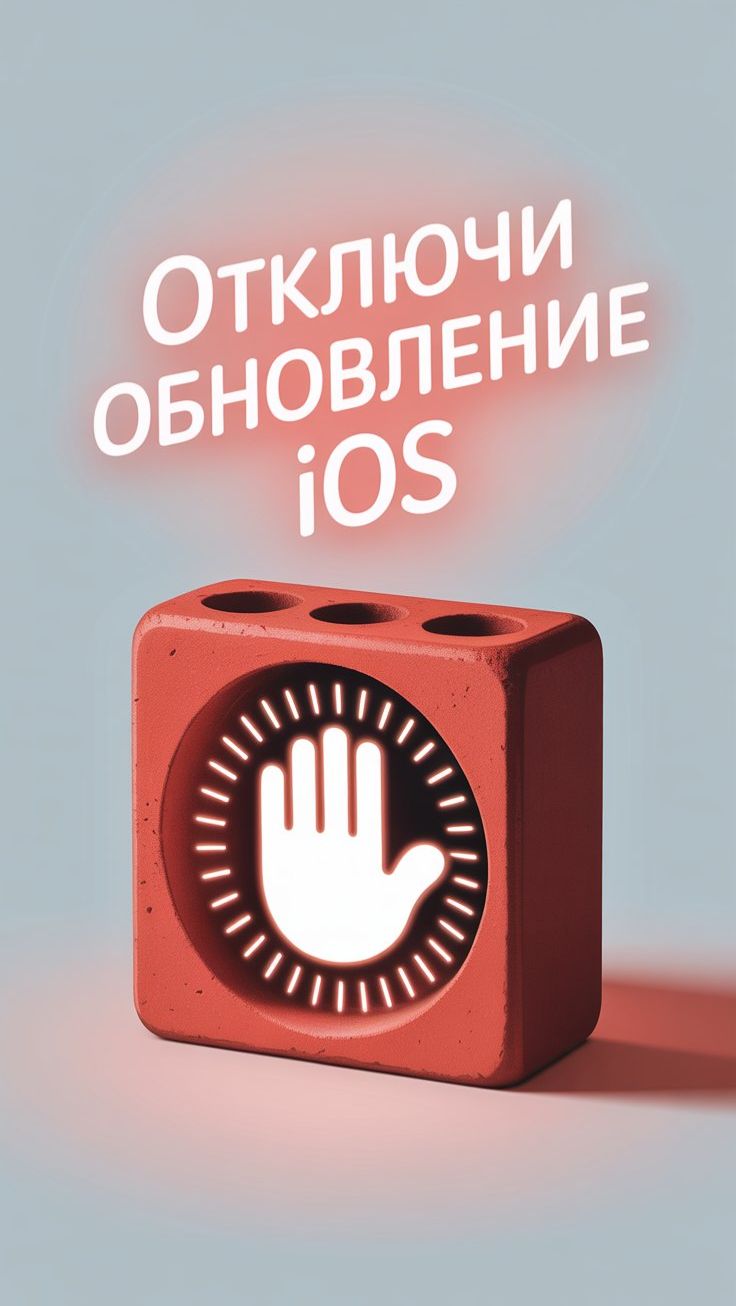 Отключение автообновления на IPhone ✅Кирпичи яблоки IOS 26.4.1