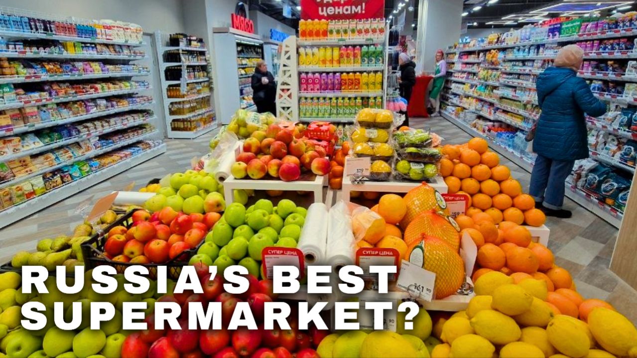 FIRST Look Inside Moscow's Brand New Supermarket