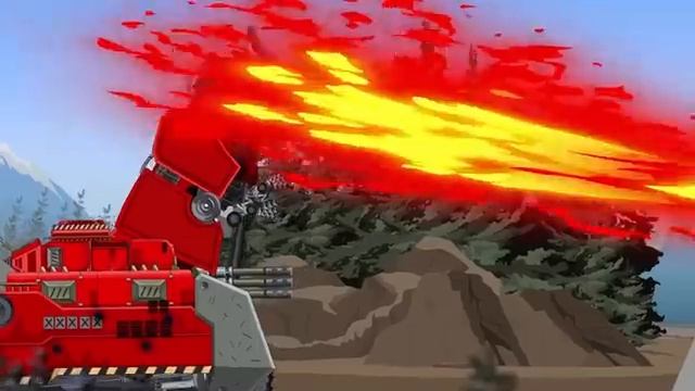 Эволюция гибридов Карл-44 против КВ44 против ЛЕВИАФАНА Мультики про танки